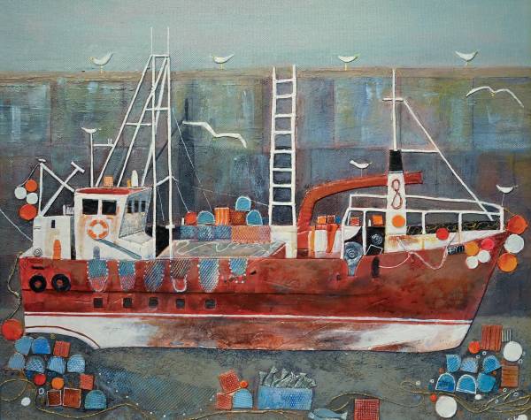 - Mixed Media on Canvas, Painting by Julie Adlard, measuring 38 x 48 cm (H x W) framed at 48 x 58 cm £795